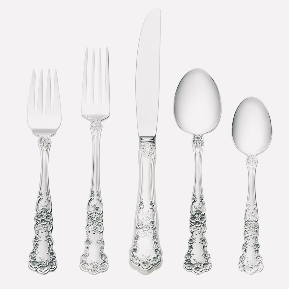 Gorham Buttercup Sterling Silver 5 Piece Place Setting New In Box